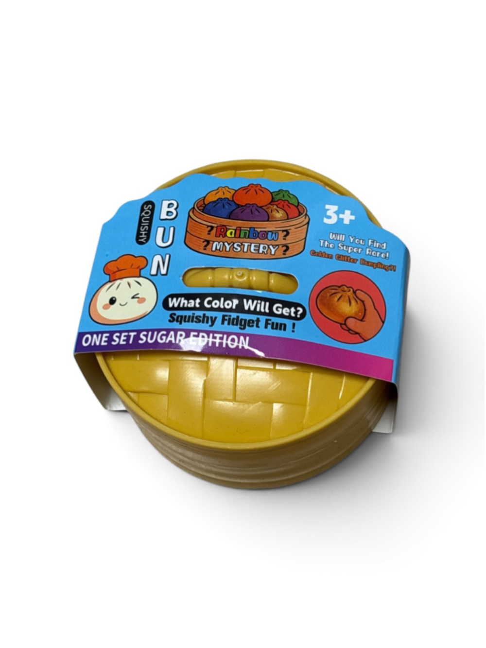 Girls Unbranded Squishy Bun Mystery Toy One Size Yellow Blue